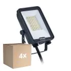 Monipakkaus 4x Philips LED Valonheitin Ledinaire BVP167 20W 2400lm 110D - 830-840-865 CCT | IP65 - Symmetrinen
