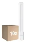 Monipakkaus 10x Noxion Lucent PL-L LED 11.9W 1450lm - 830 Lämmin Valkoinen | 4-Nastaa - Korvaa 24W