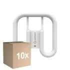 Monipakkaus 10x Ledvance DULUX-SQ LED 13W - 830 Lämmin Valkoinen | 2-Nastaa - Korvaa 28W
