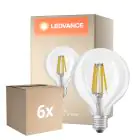 Monipakkaus 6x Osram LED Superstar E27 Globe G95 Filament Kirkas 11W 1521lm - 927 Erittäin Lämmin Valkoinen | Paras Värintoisto - Korvaa 100W