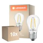 Monipakkaus 10x Ledvance Classic LED E27 Päärynä Filament Kirkas 1W 136lm - 827 Erittäin Lämmin Valkoinen | Korvaa 15W