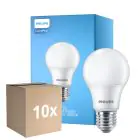 Monipakkaus 10x Philips Corepro LED Lamppu E27 Päärynä Matta 4.9W 470lm - 840 Kylmä Valkoinen | Korvaa 40W