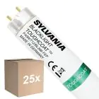 Monipakkaus 25x Sylvania Blacklight BL368 T12 Toughcoat 40W - 368 UV | 120cm