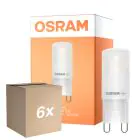 Monipakkaus 6x Osram LED Pin G9 Kirkas 1.9W 180lm - 827 Erittäin Lämmin Valkoinen 