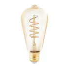 Eglo LED Edison E27 Filament Keltainen 4W 245lm - 820 Erittäin Lämmin Valkoinen | Himmennettävä - Korvaa 25W