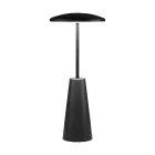 Eglo Pöytävalaisin Piccola Teräs Musta 2W 270lm - 824-830-840 CCT | IP54 - Touch Himmennettävä - USB-C