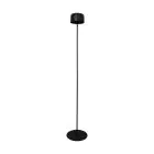 Eglo Lattiavalaisin Roccanova-L Solar Teräs Musta 2W 270lm - 830 Lämmin Valkoinen | IP44 - Kosketushimmennettävä - USB-C