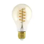 Eglo LED E27 Päärynä Keltainen Filament 7W 700lm - 820-830 Säädettävä Valkoinen | Himmennettävä - Korvaa 60W
